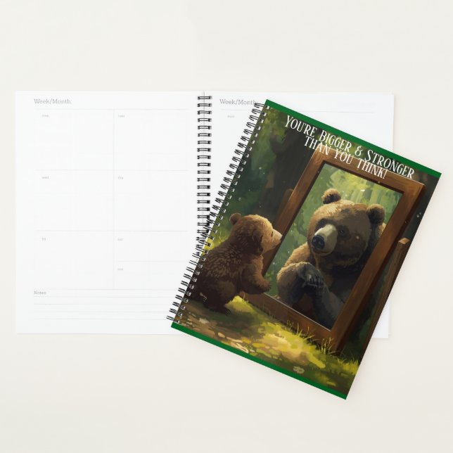 planejador de calendário de notebook de filhote de (Exibição)