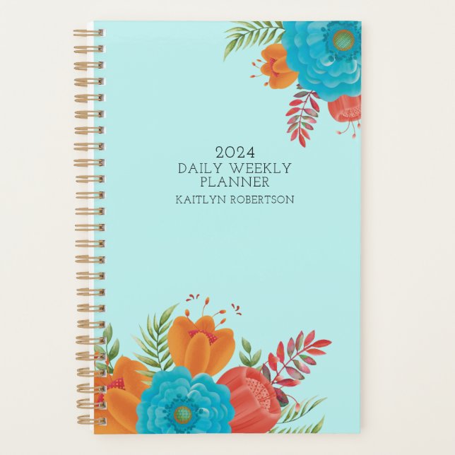 Planejador de Calendário Retro-Feminino Desatualiz (Frente)