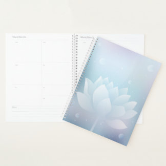 Planejador de capa dura Charming Lotus
