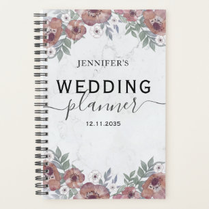 Planejador de Casamento Boho Floral Aquarela Borgo