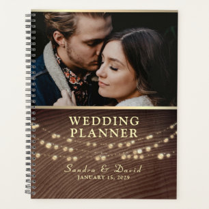 Planejador de Casamento com Luzes de Corda de Made