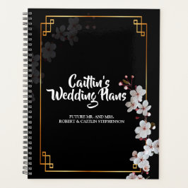 planejador de casamento de flores de cerejeira bra