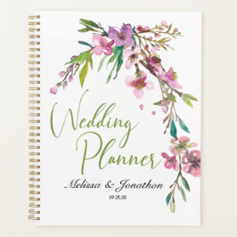 Planejador de Casamento Floral Cerejeira Rosa