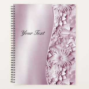 Planejador de Casamento Floral Rosa
