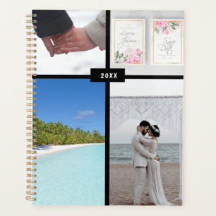 Planejador de Casamento Personalizado Datado de 4