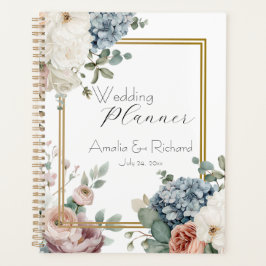 Planejador de Casamento Personalizado Elegant Flor