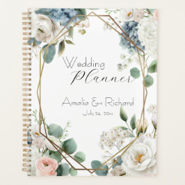 Planejador de Casamento Personalizado Elegant Flor
