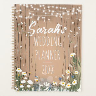 Planejador de Casamento Rústico Design Floral de