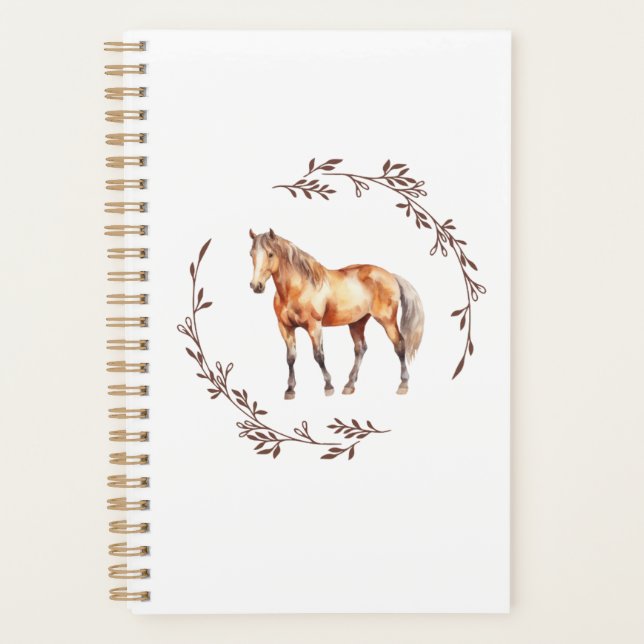 Planejador de Cavalo Palamino (Frente)