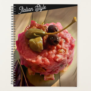 Planejador de Comida de Estilo Italiano - Diário d