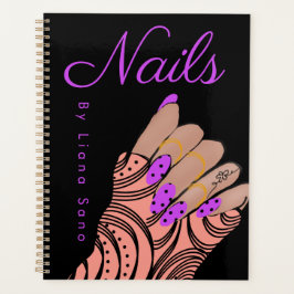 Planejador de Compromissos de Artista de Unhas com