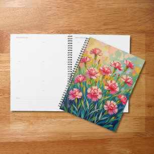 Planejador de Cravos Rosas