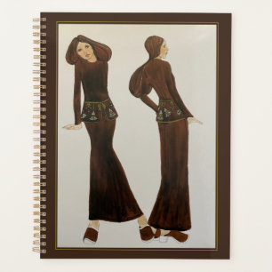 Planejador de Design de Moda dos anos 60 até domi