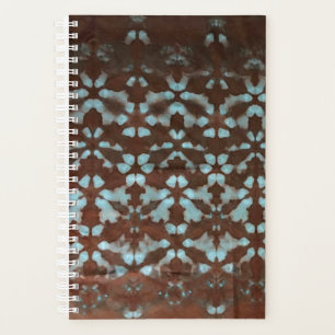 Planejador de Dia do Padrão Boho Shibori