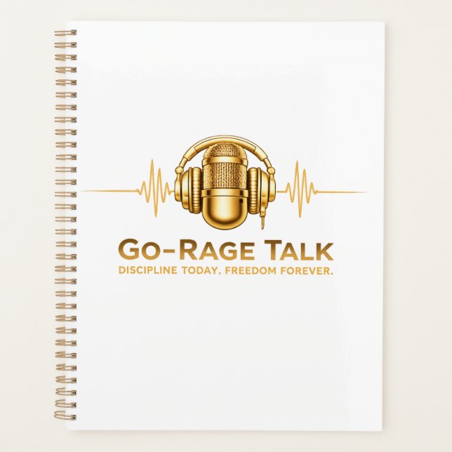 Planejador de Disciplina Go-rage Talk (Frente)
