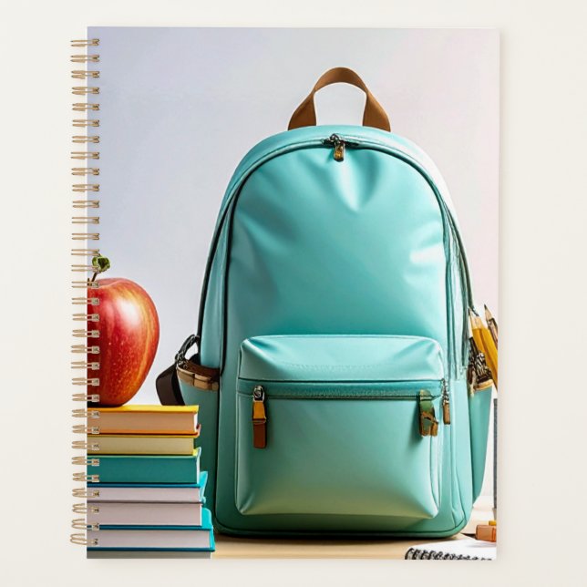 Planejador de Estudante de Volta à Escola (Frente)