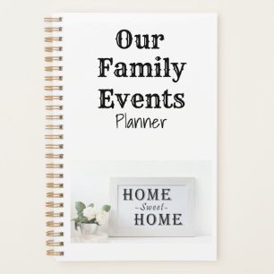 Planejador de Eventos da Família Home Sweet