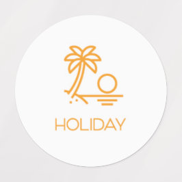 Planejador de Férias / Adesivo do Organizador / Et