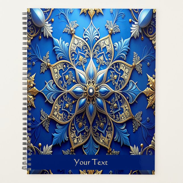 Planejador de Férias Decorativo Azul (Frente)