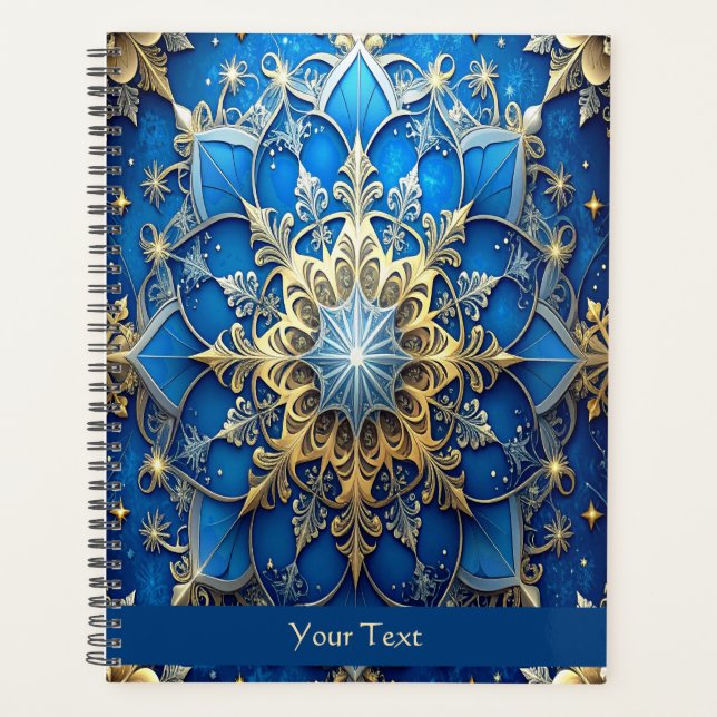 Planejador de Férias Decorativo Azul (Frente)
