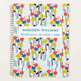 Planejador de Flores Modernas Mínimas