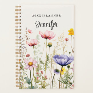 Planejador de Flores Silvestres Personalizado | Bo