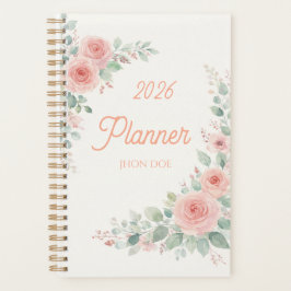 Planejador de Folhagem Floral 2026