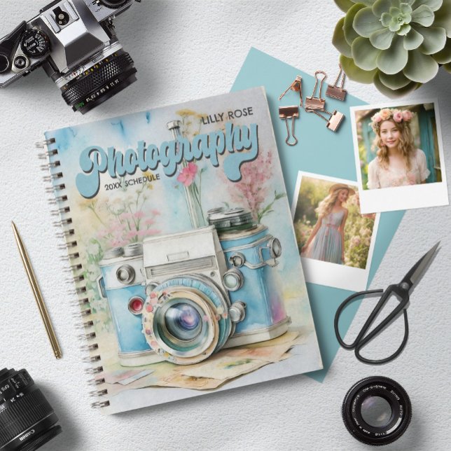 Planejador de Fotografia Personalizado Câmera Retr (Criador carregado)