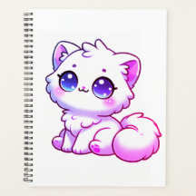 Planejador de Gatinho Fofo Kawaii 
