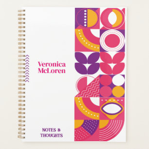Planejador de Geometria Groovy 2026 – Design Perso
