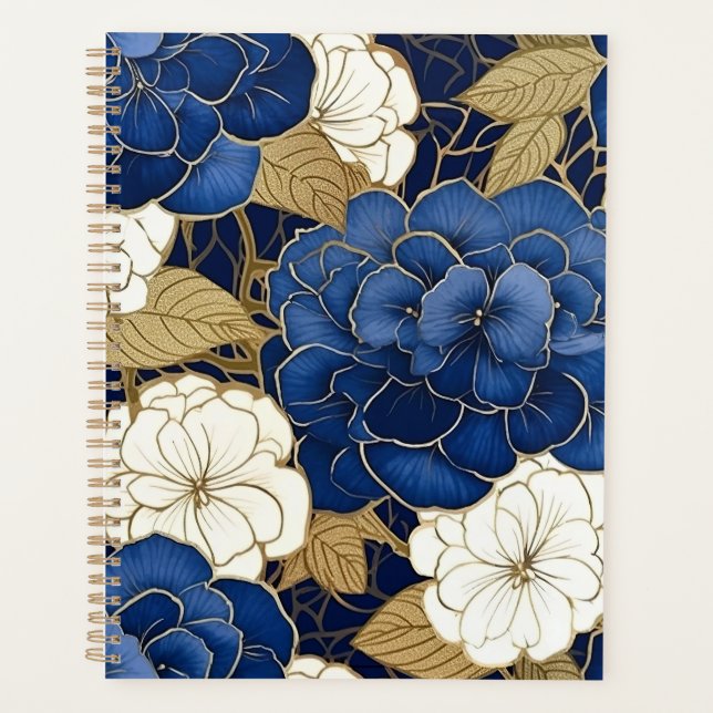 Planejador de Hipóteses Azul e Branco (Frente)