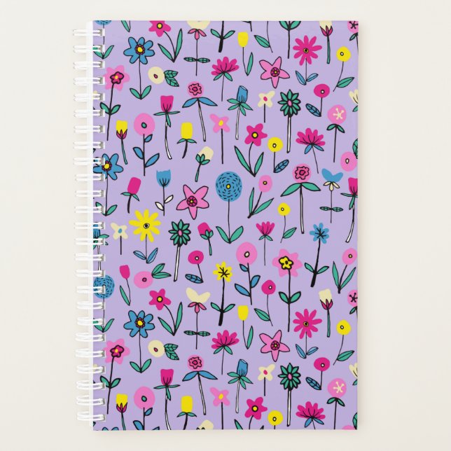 Planejador de Jardim de Flores Lilás (Frente)