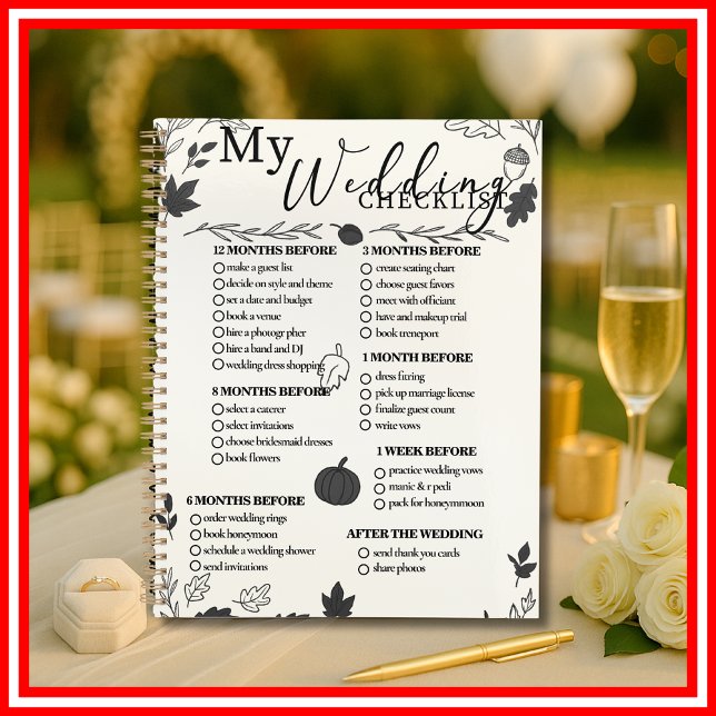 Planejador de Lista de Verificação de Casamento  (Criador carregado)