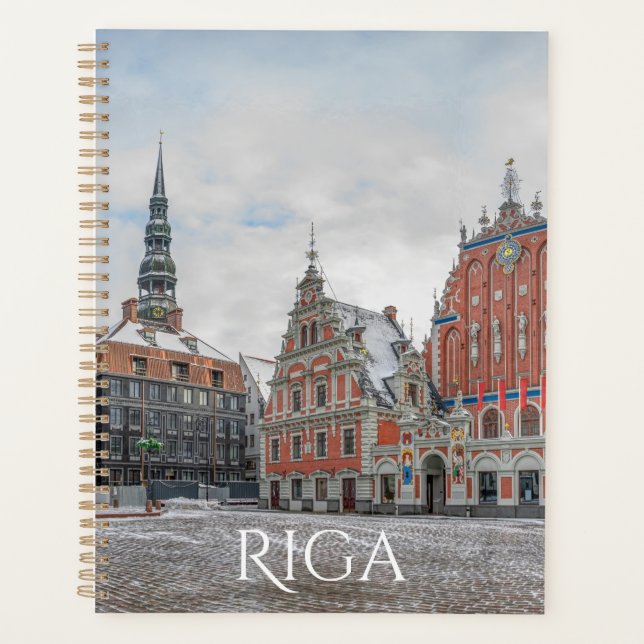 Planejador de Natal em Riga Letônia (Frente)