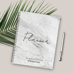 Planejador de Negócios Moderno Marble