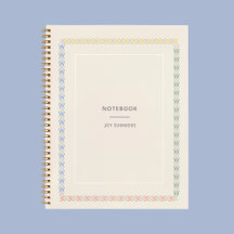 Planejador de Notebook Chic Beige Personalizar