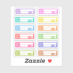 Planejador de Orçamento de Etiquetas de Lembrete d