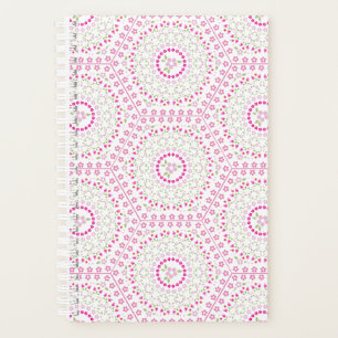 Planejador de Padrão de Hexágono Rosa
