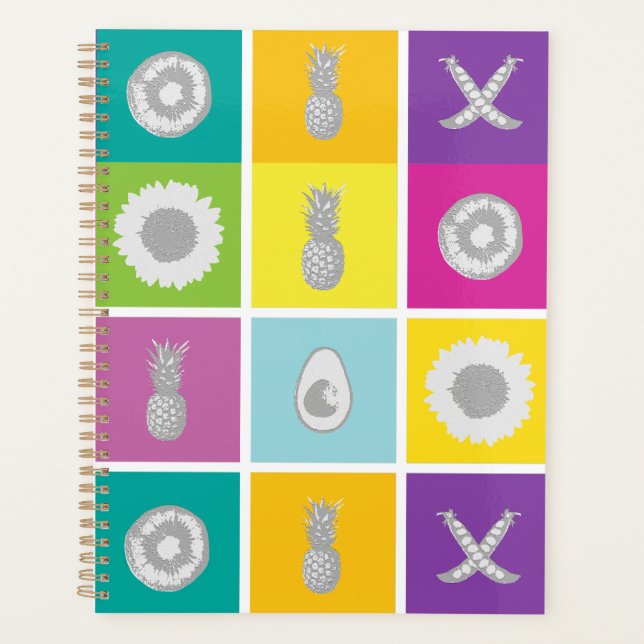 Planejador de Padrões Botânicos e de Fruta de pop  (Frente)