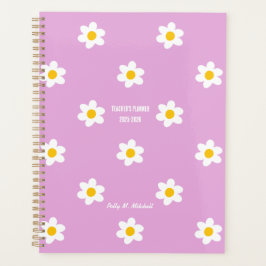 Planejador de Professor Pink Daisy-Chain