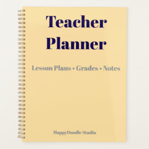 Planejador de Professor Planos de Aula, Notas e