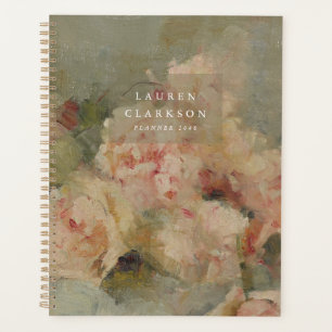 Planejador de Rosas Cor-de-Rosa de Belas Artes Ant
