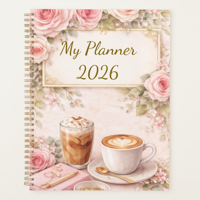 Planejador de Rosas Shabby Chic  (Frente)