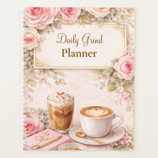 Planejador de Rosas Shabby Chic  (Frente)