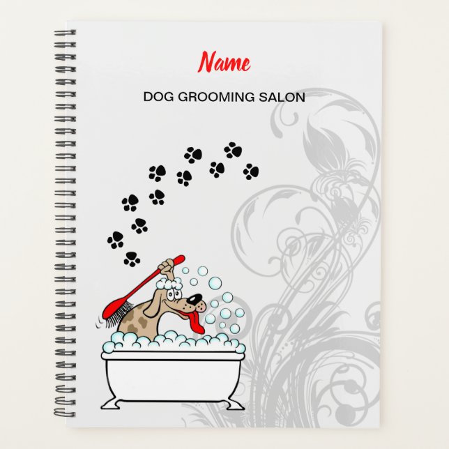 Planejador de salão de embelezamento de cães (Frente)