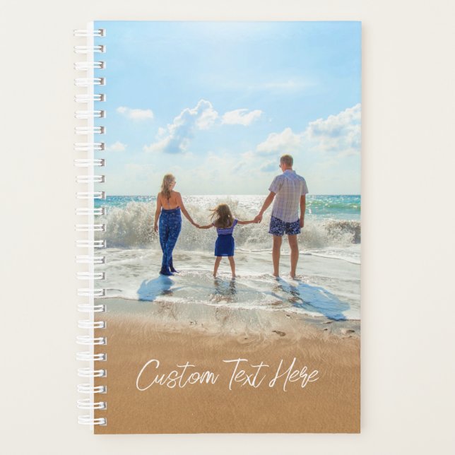 Planejador de Texto de Fotografias Personalizado S (Frente)