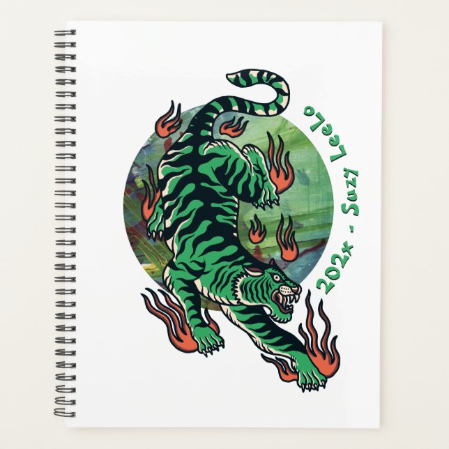 Planejador de Tigre Verde (Frente)