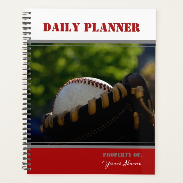 Planejador Diário - Baseball - HAMbWG (Frente)
