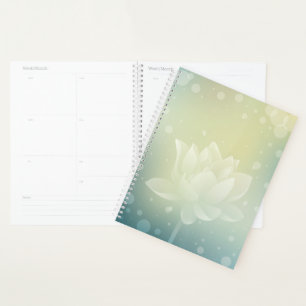 Planejador Diário de Capa Dura Lotus Serenity