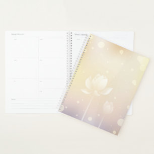 Planejador Diário de Capa Dura Tranquil Lotus